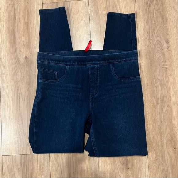 SPANX ankle skinny jeans blue size XLARGE - Picture 2 of 7